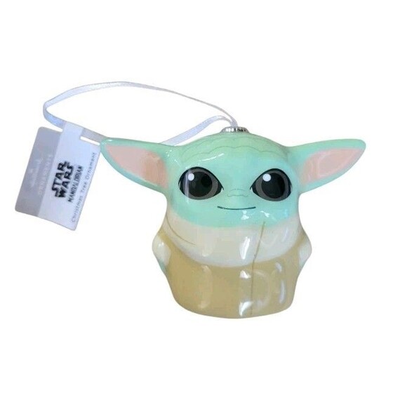 Official Disney Star Wars Baby Yoda Mandalorian Hallmark Chrustmas  Ornament - Picture 2 of 10